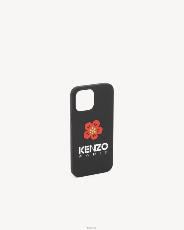 Kenzo للجنسين حافظة ايفون 13 برو ماكس أسود 84BVD849