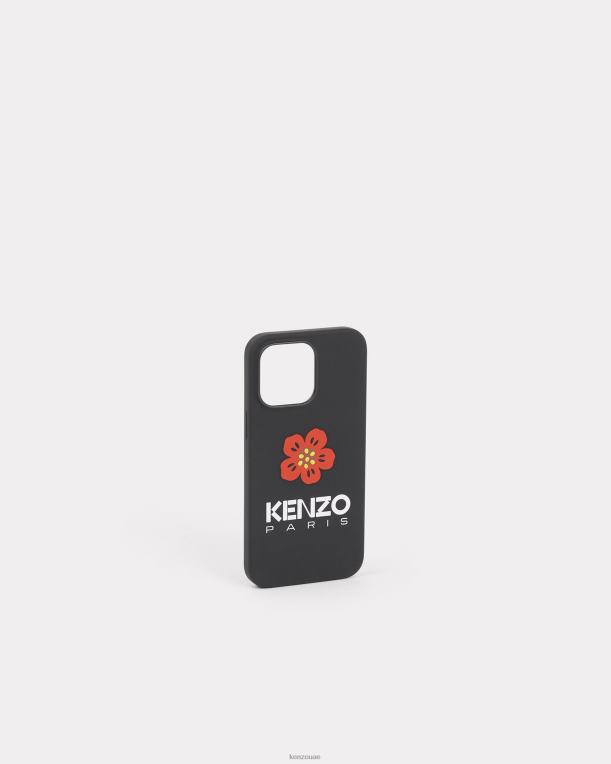 Kenzo للجنسين حافظة ايفون 14 برو ماكس أسود 84BVD838