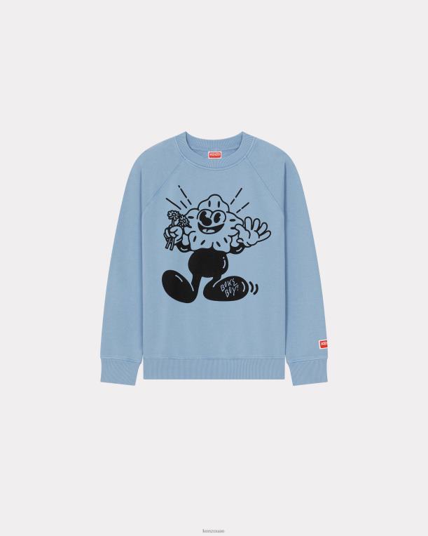 Kenzo رجال بوكي البلوز المجهزة ازرق سماوي 84BVD129