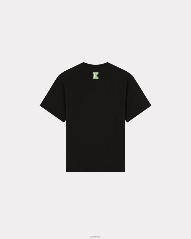 Kenzo رجال تيشيرت بيكسل أسود 84BVD14
