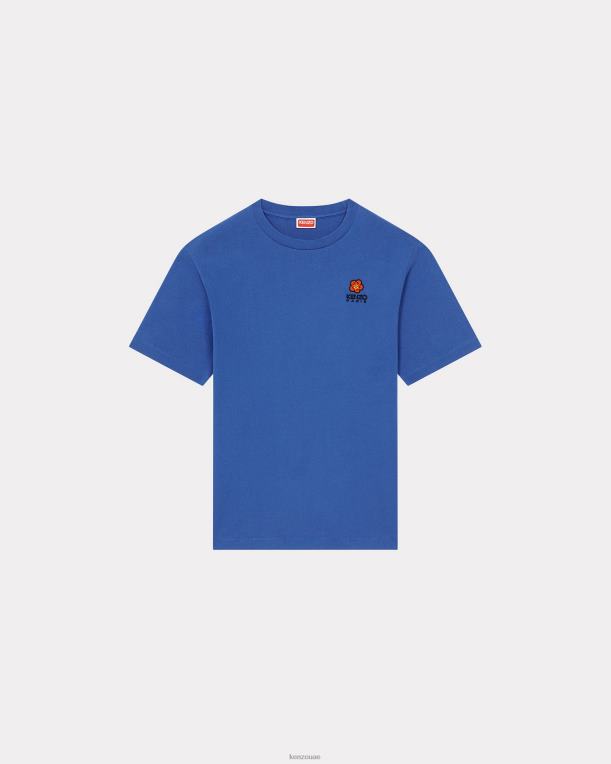 Kenzo رجال تي شيرت بوكي فلاور كريست الأزرق الملكي 84BVD178