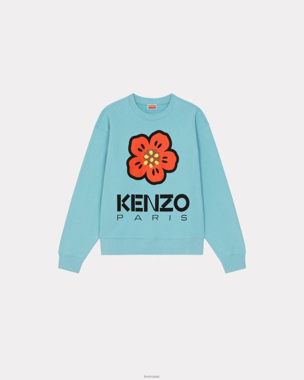 Kenzo رجال سترة بوكي فلاور ازرق سماوي 84BVD185