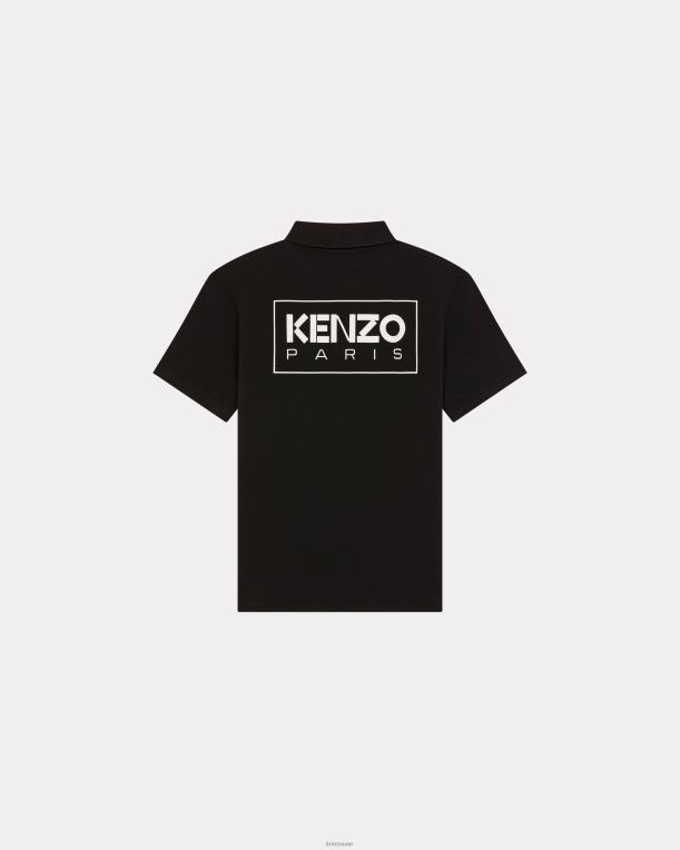 Kenzo رجال باريس بولو أسود 84BVD193