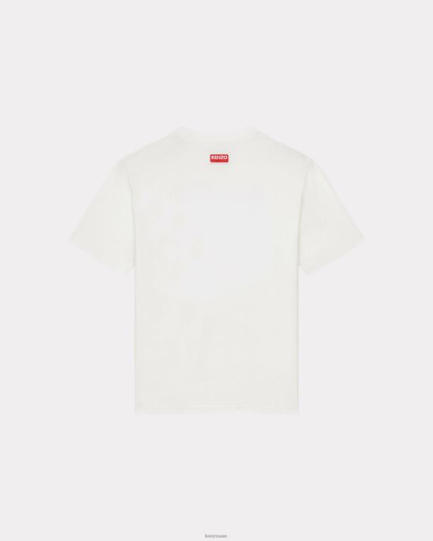 Kenzo رجال تي شيرت زهرة بوكي أبيض 84BVD194