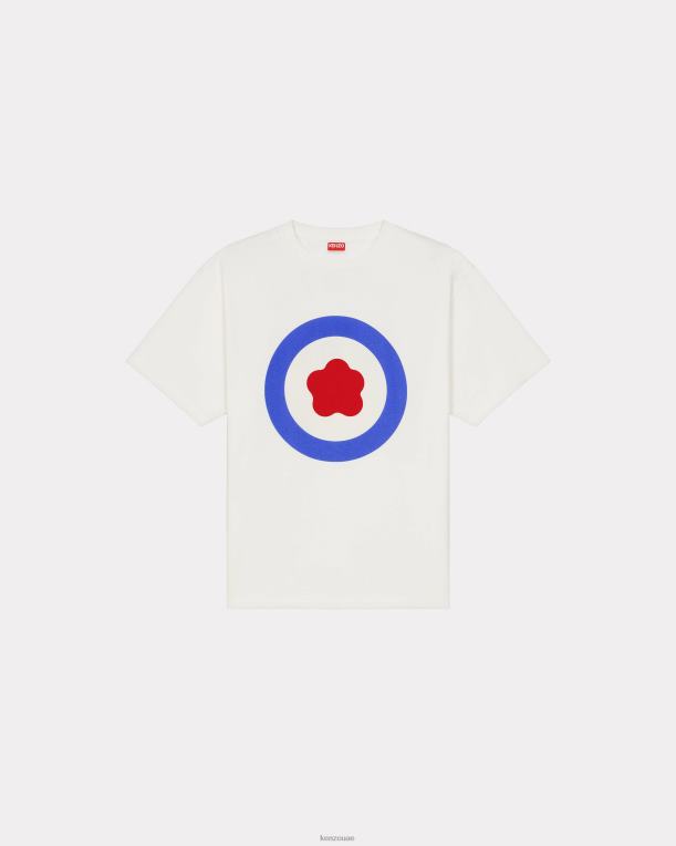 Kenzo رجال الهدف' تي شيرت كبير الحجم قبالة الأبيض 84BVD200