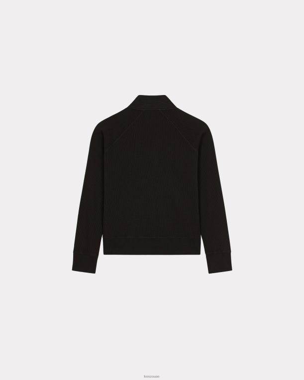 Kenzo رجال سترة الهدف أسود 84BVD234