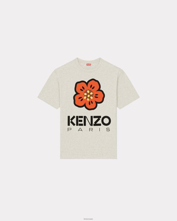 Kenzo رجال تي شيرت زهرة بوكي رمادي شاحب 84BVD25