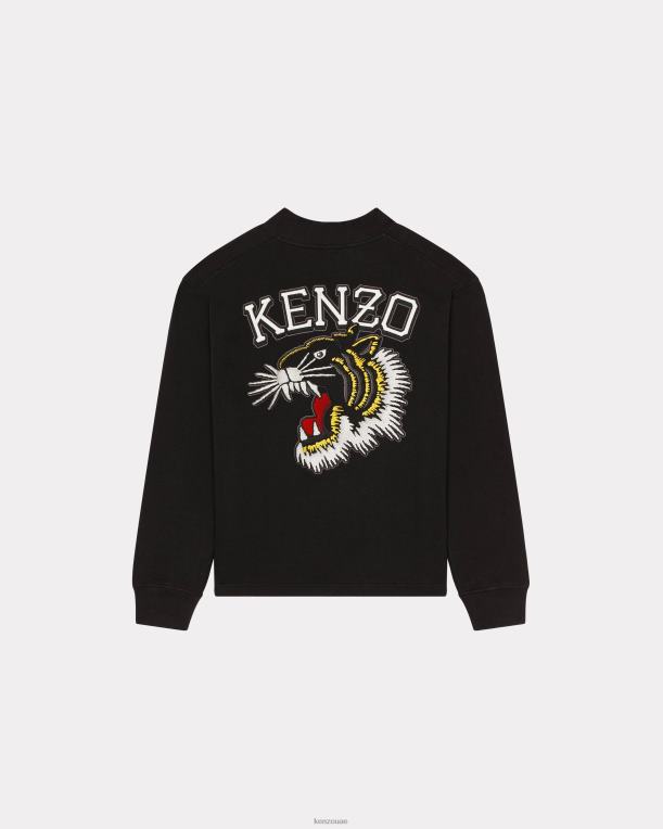 Kenzo رجال سترة النمر من اسكواش الغابة أسود 84BVD289