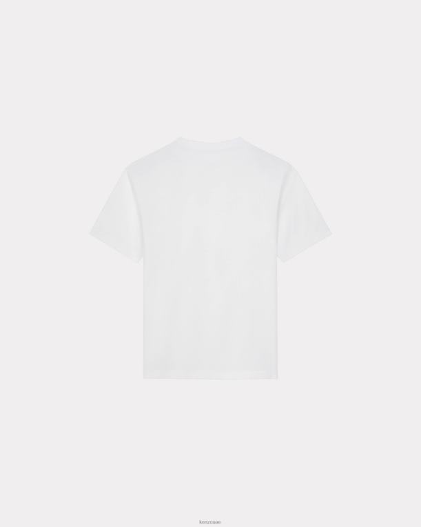 Kenzo رجال تي شيرت باريس أبيض 84BVD293