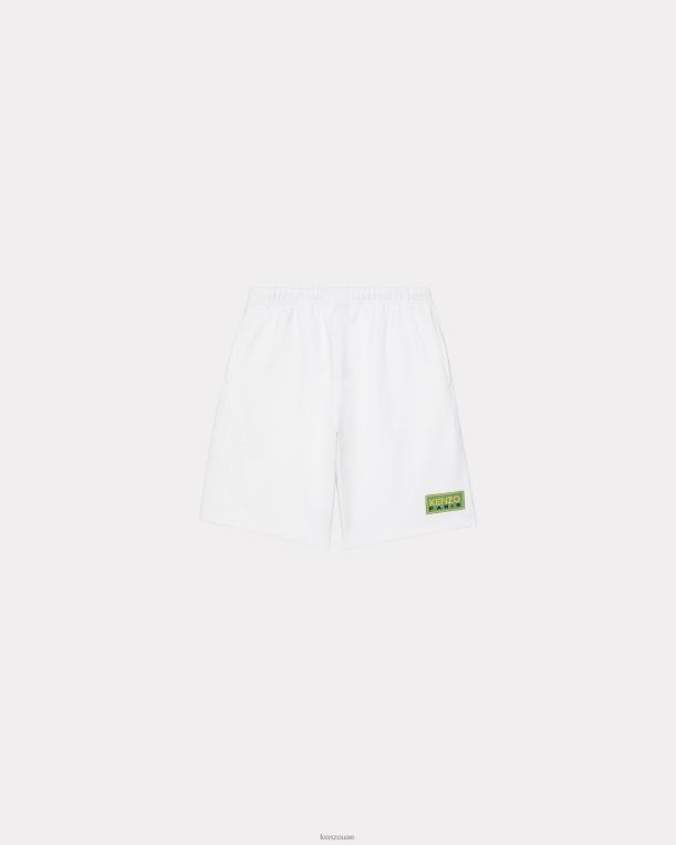 Kenzo رجال السراويل باريس أبيض 84BVD303