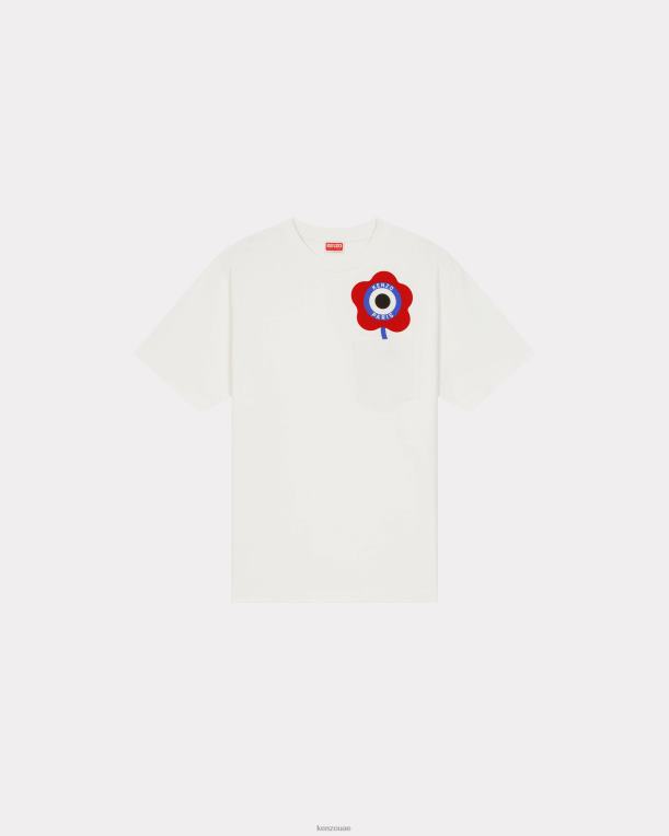 Kenzo رجال تي شيرت الهدف قبالة الأبيض 84BVD320