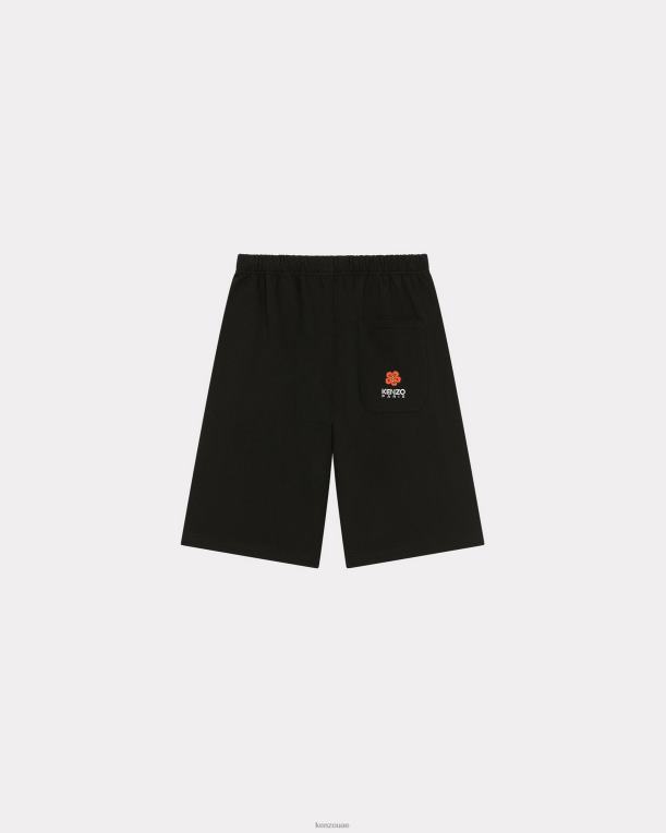 Kenzo رجال شورت زهرة بوكي كريست أسود 84BVD351