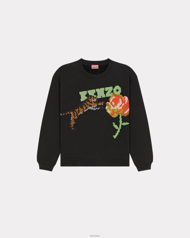 Kenzo نحيف سترة بيكسل أسود 84BVD393