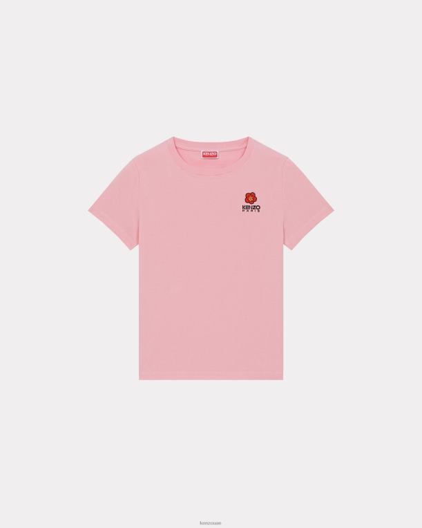 Kenzo نحيف تي شيرت بوكي فلاور كريست وَردَة 84BVD422