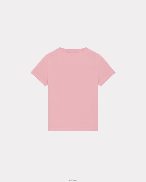 Kenzo نحيف تي شيرت بوكي فلاور كريست وَردَة 84BVD422