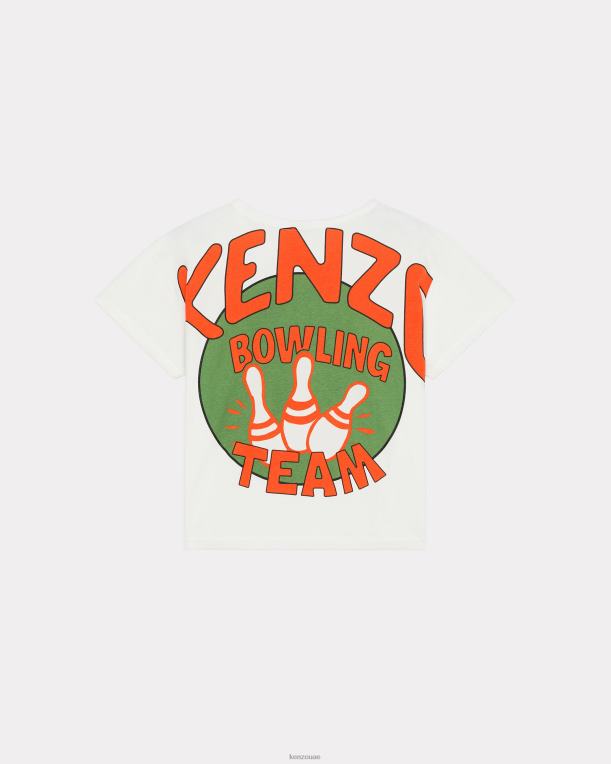 Kenzo نحيف تي شيرت كاجوال للبولينج قبالة الأبيض 84BVD446