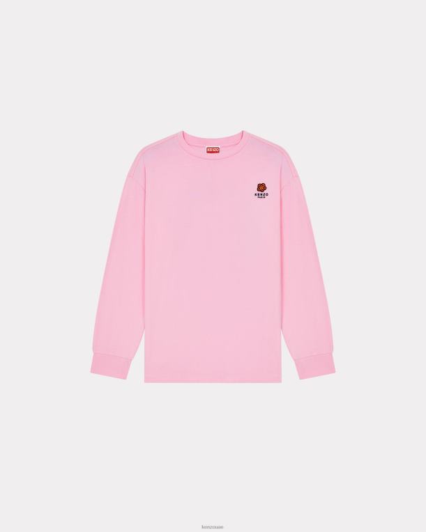 Kenzo نحيف تي شيرت بوكي فلاور كريست وَردَة 84BVD449