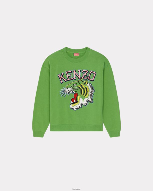 Kenzo نحيف سترة نمر اسكواش الغابة العشب الأخضر 84BVD494