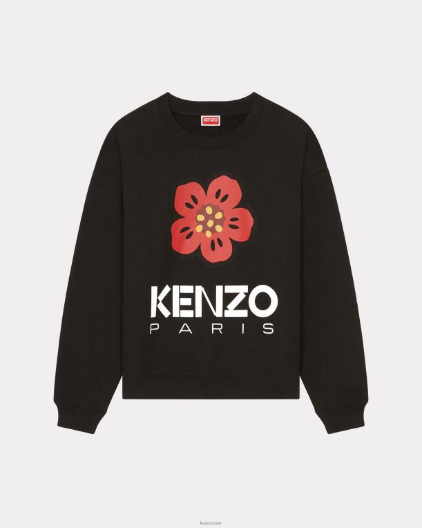 Kenzo نحيف سترة بوكي فلاور أسود 84BVD495