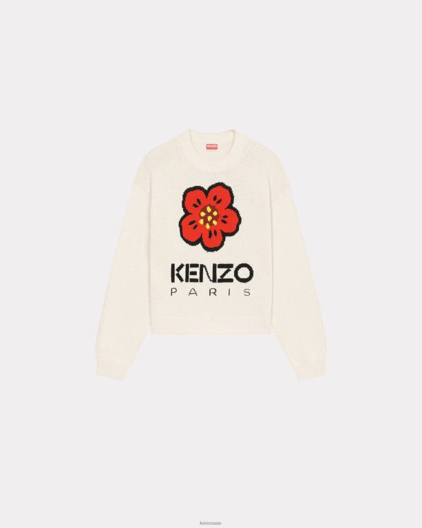 Kenzo نحيف سترة زهرة بوكي قبالة الأبيض 84BVD499