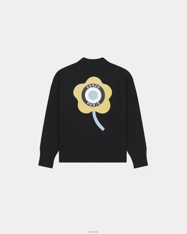 Kenzo نحيف سترة الهدف أسود 84BVD505