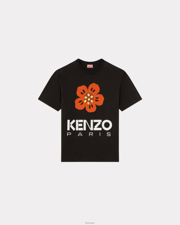 Kenzo رجال تي شيرت زهرة بوكي أسود 84BVD58