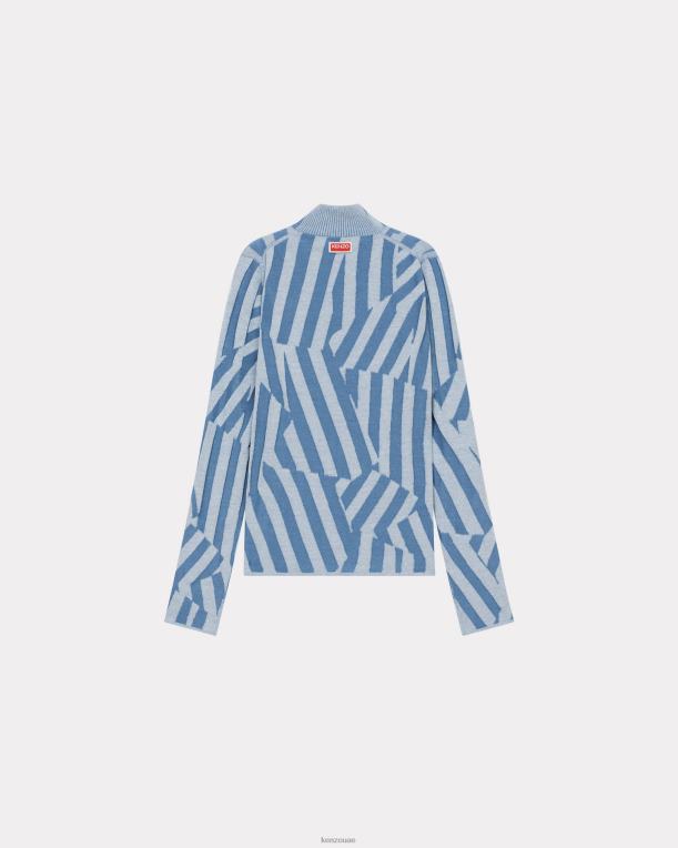 Kenzo نحيف انبهار شريط البلوز ازرق سماوي 84BVD618