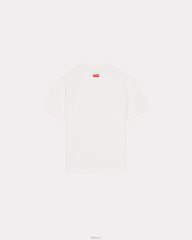 Kenzo رجال تي شيرت نمر اسكواش الغابة قبالة الأبيض 84BVD61