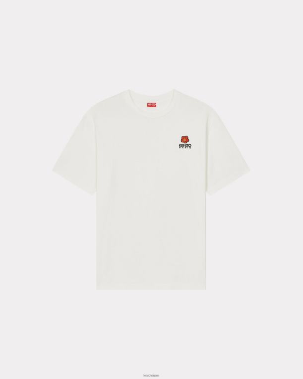 Kenzo رجال تي شيرت بوكي فلاور كريست أبيض 84BVD62