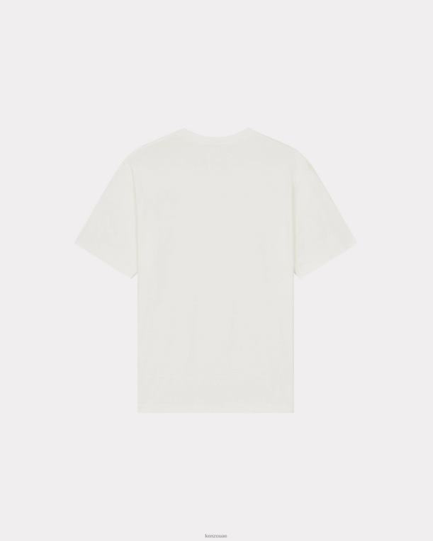 Kenzo رجال تي شيرت بوكي فلاور كريست أبيض 84BVD62