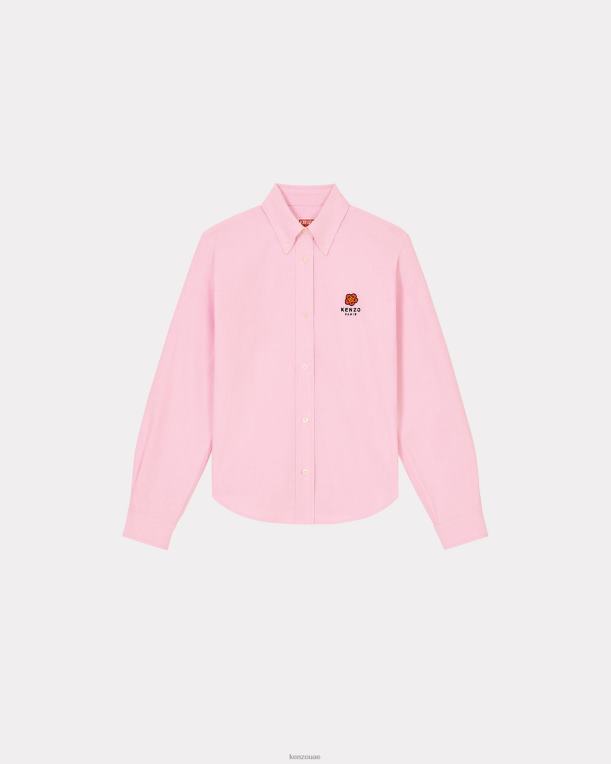 Kenzo نحيف قميص بوكي فلاور كريست ذو قصة ضيقة وَردَة 84BVD662