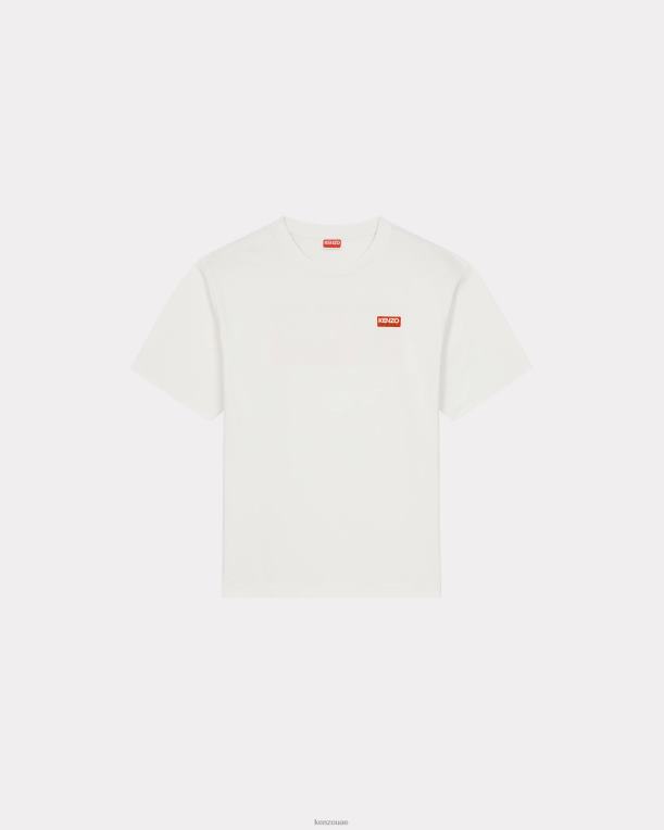 Kenzo رجال باريس تي شيرت كبير الحجم قبالة الأبيض 84BVD68