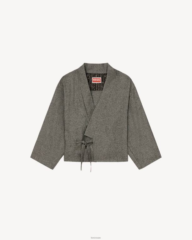 Kenzo نحيف سترة كيمونو أنثراسايت 84BVD693
