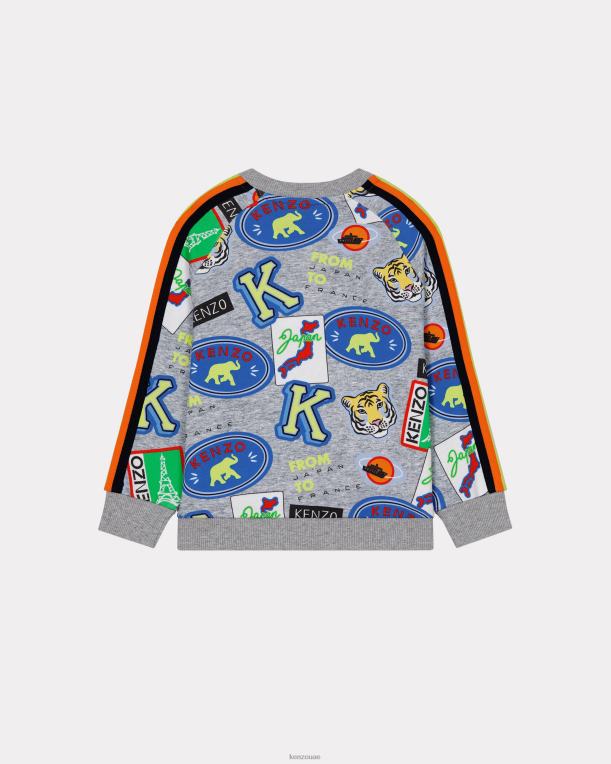 Kenzo أطفال سترة الرحلة بيج فاتح 84BVD703