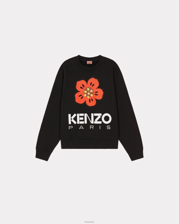 Kenzo رجال سترة بوكي فلاور أسود 84BVD73