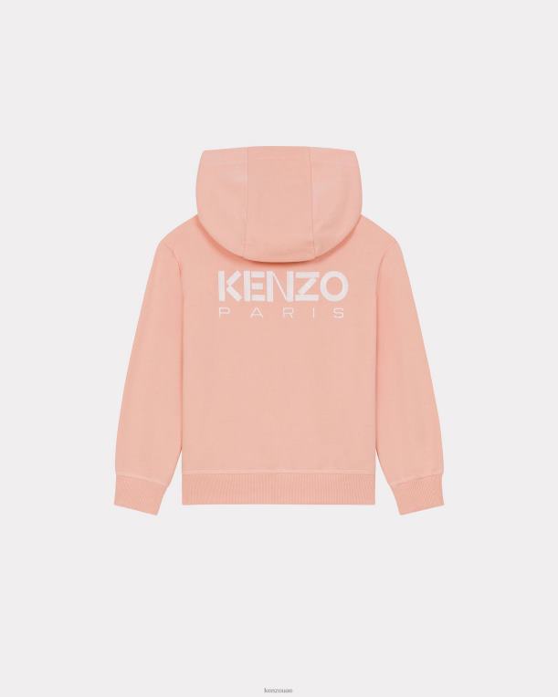 Kenzo أطفال هوديي الشعار بيج فاتح 84BVD778