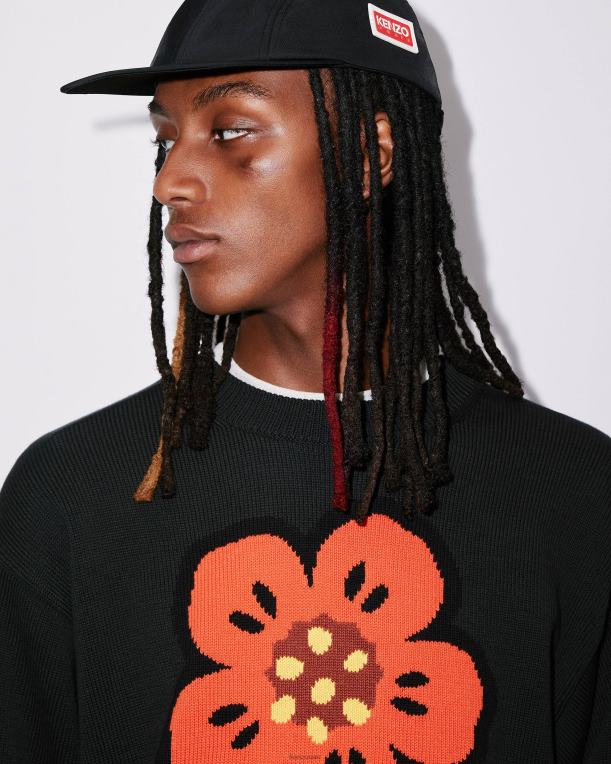 Kenzo للجنسين قبعة بيسبول الغابة أسود 84BVD812