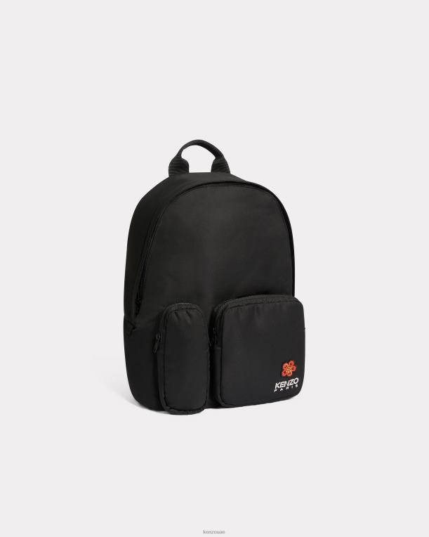 Kenzo رجال حقيبة ظهر كريست أسود 84BVD839