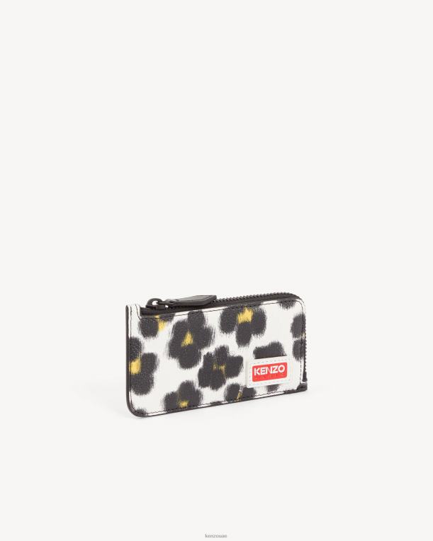 Kenzo للجنسين حامل بطاقة هانا ليوبارد قبالة الأبيض 84BVD878