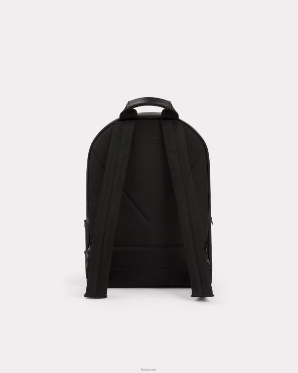 Kenzo رجال حقيبة ظهر كريست أسود 84BVD920