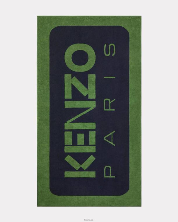 Kenzo للجنسين منشفة الشاطئ باريس الأزرق الداكن 84BVD921