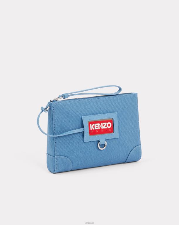 Kenzo للجنسين باريس حزام المعصم المحفظة ازرق سماوي 84BVD923