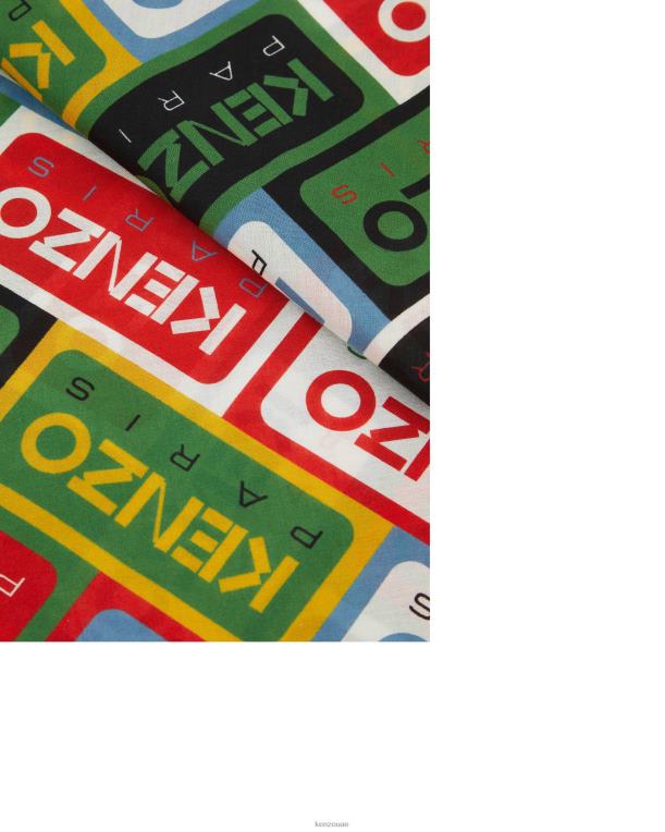 Kenzo للجنسين تسميات مربع كبير متعدد الألوان 84BVD932