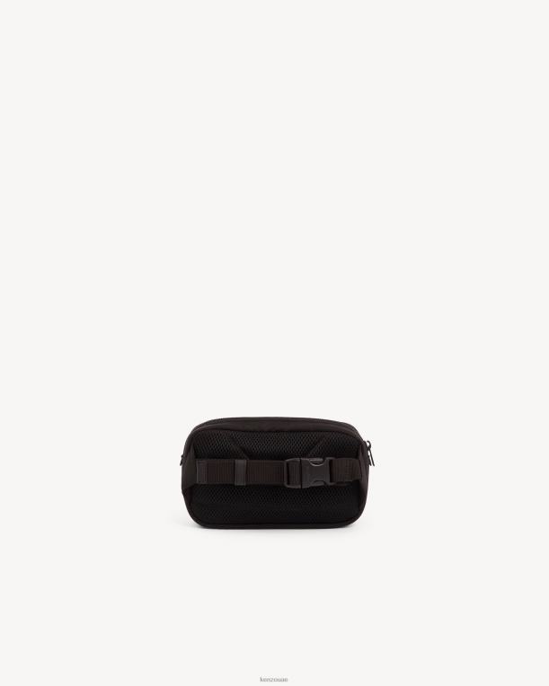 Kenzo رجال حقيبة كروس كريست أسود 84BVD935
