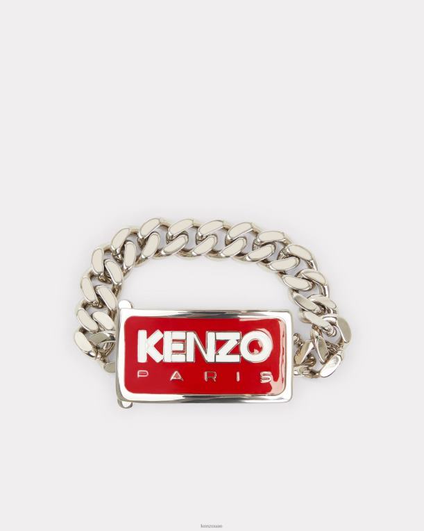 Kenzo نحيف سوار باريس أحمر متوسط 84BVD944