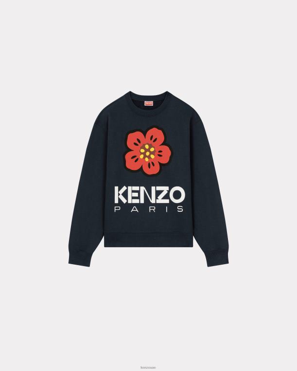 Kenzo رجال سترة بوكي فلاور منتصف الليل الأزرق 84BVD95